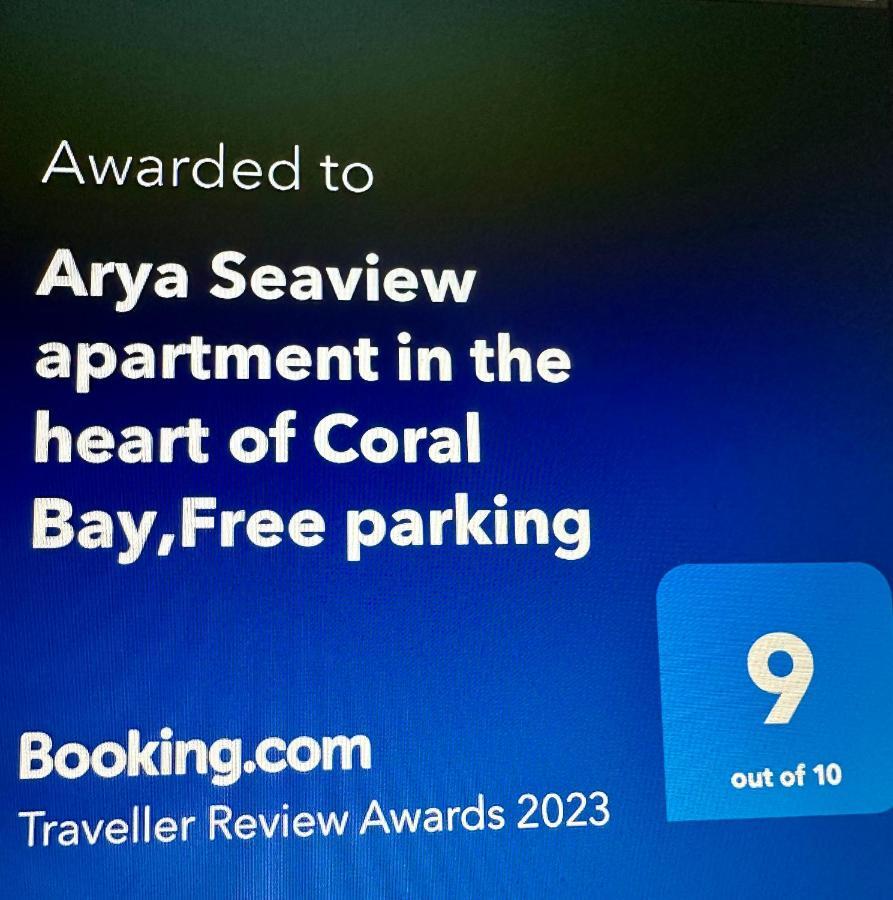 Arya Seaview Apartment In The Heart Of Coral Bay (Adults Only) Kültér fotó